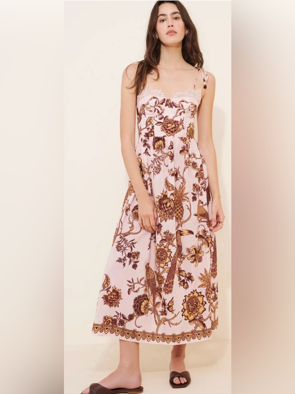 NWT! FARM Rio Tropical Morning Maxi Dress